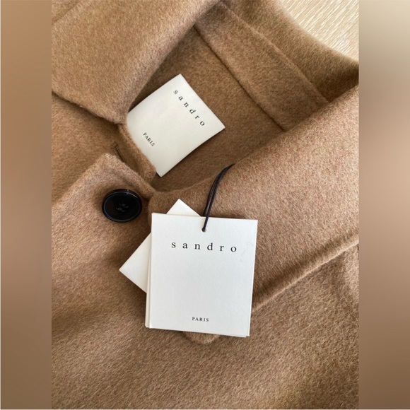 SANDRO overshirt coat! Size 36! New, NWT - Picture 5 of 13